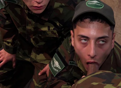 Uncut Cock Initiation For Young Soldier With Joris Leonard