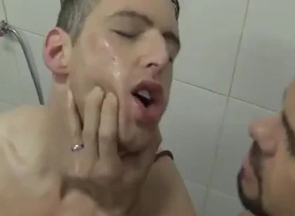 Dominated In The Shower 2 With Jace Tyler, Mario Domenech And Antonio Miracle