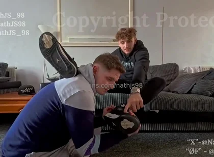 Master stinky socks licking