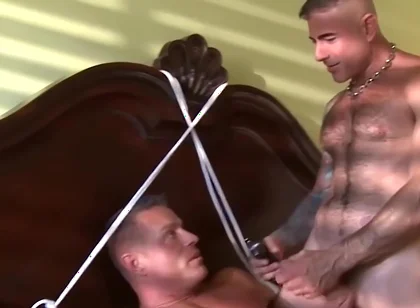 Tyler Saint - Sobs With Clamped Nipples While Sucking Nicks Dick