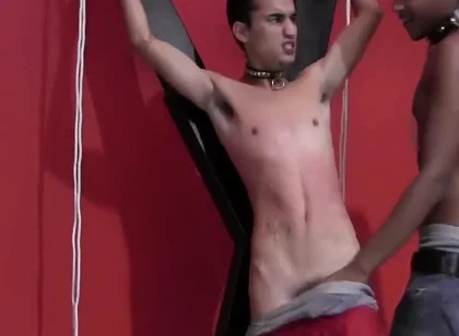 Mikeal Takes Full Control Of Bound Lucas Love Flogging Hard With Lucas Lovestone