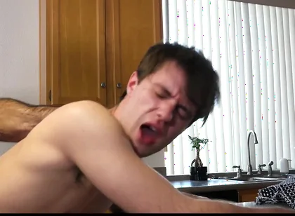 Maxx Monroe And Bishop Angus In Muscled Bear Stepdaddy Having A Morning Quickie With Stepson