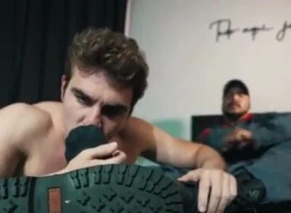 Firefighter latino feet boots master