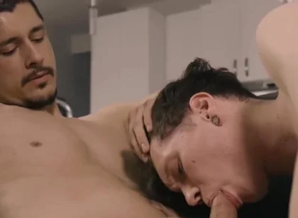 Hot Massage Turned Into Intense Bareback Between Stepdad - Marco Biancci