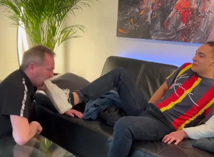 German Master marek sneaker licking