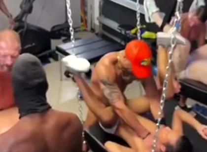 16 Men Gang Orgy