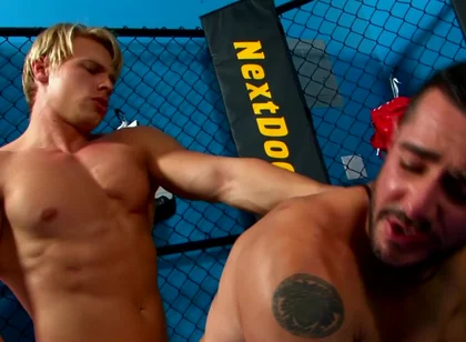 Dean Monroe And Brady Jensen - Muscular Threeway In The Gym