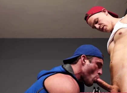 Alluring Top Banging His Muscular Coach With Jack Savvy And Mark Lax