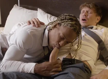 Work Colleagues More Hands On Approach - Adrian Hart And Ethan Chase