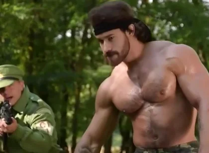 Fashionable Hunk Captured