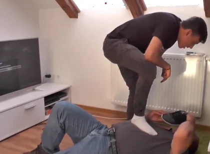 Serving str8 young master