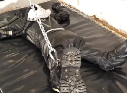 Proll playing with his leather biker boy