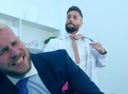 Malek Tobias, Tobias Malek And Nick North In North Checks In Butthole With His Fingers And Nice Dick