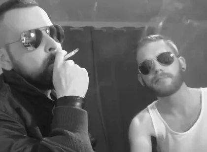 German proll smoke kissing