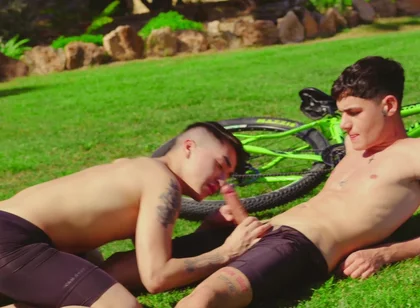 Exchanging Gears And Groans In The Woods