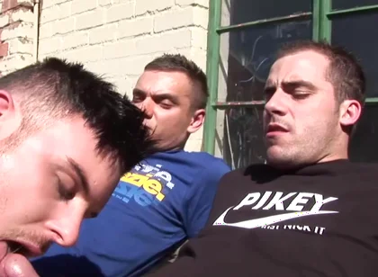 Randy Rascals Relish Restroom Romps With Adam Watson And Fraser Jacs