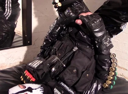 Swat biker gloves cum load