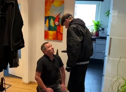 Gangster smoking sneaker master