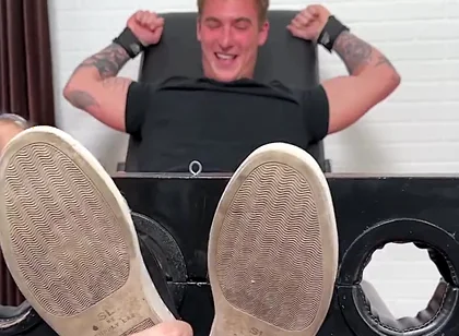 First Time Tickled Hard Until He Begs For Mercy With Tyler French, Dan Edwards And Connor Maguire