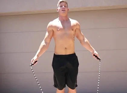 Jesse Brooks - Jerks Off Outside Poolside