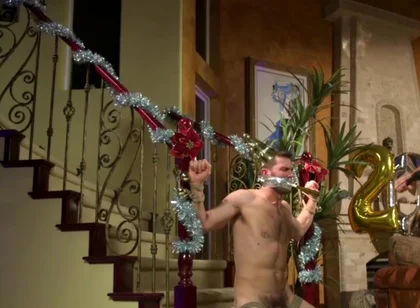 Delivery Man Punishes Man With Whip