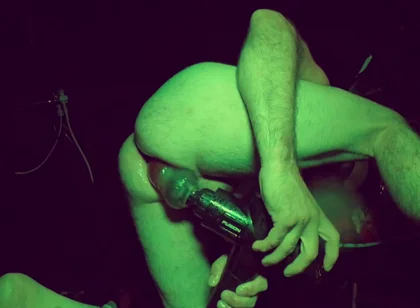 Deep Massage - Deep Anal Massage Gun Makes Me Leak Precum