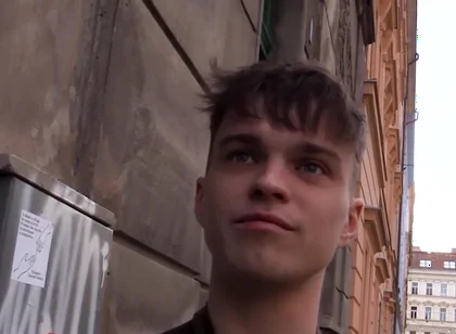 College Guy Strips For Fast Cash And Surprises Everyone By Taking A Cock Deep In His Mouth