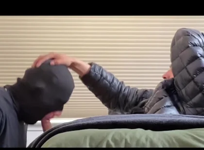 Latino thug cock sucking