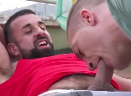 This Painfully Rooftop Anal Session Went So Filthy!