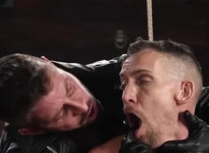 Leather master cock sucking