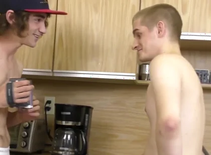 Horny Twinks Pounding After Cock Deepthroat On The Floor