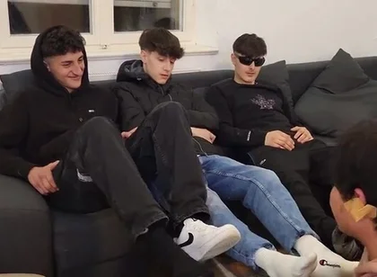 Master sneaker socks feet party