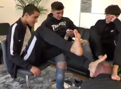 Beer drinking sneaker licking masters